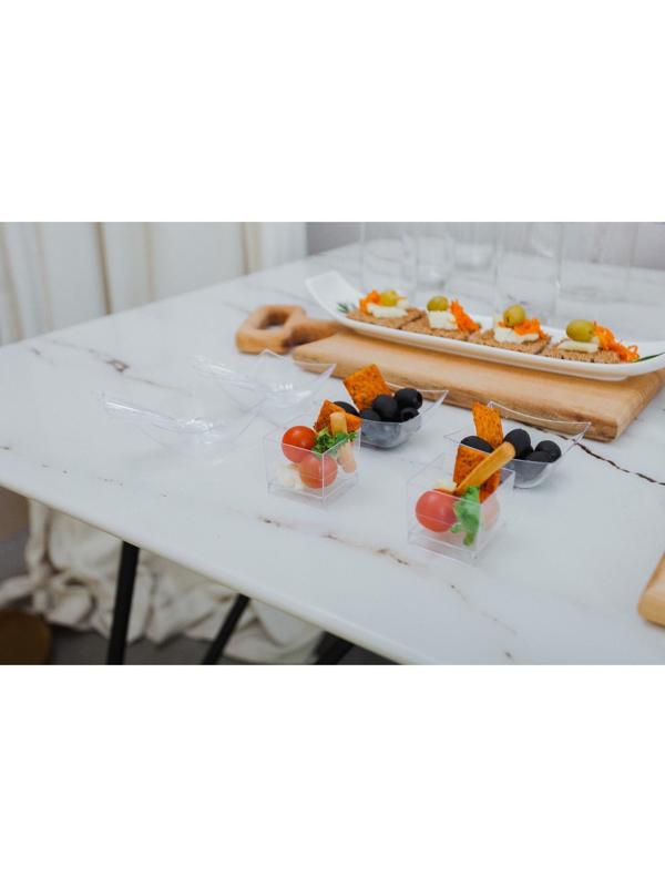 Чаша «Куб», 60 мл, 4,7×4,7 см, цвет прозрачный