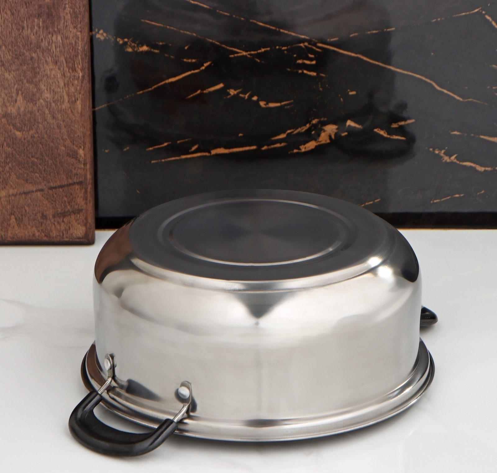 Кастрюля из нержавеющей стали Promo, 2,3 л, 22×9 см, с крышкой