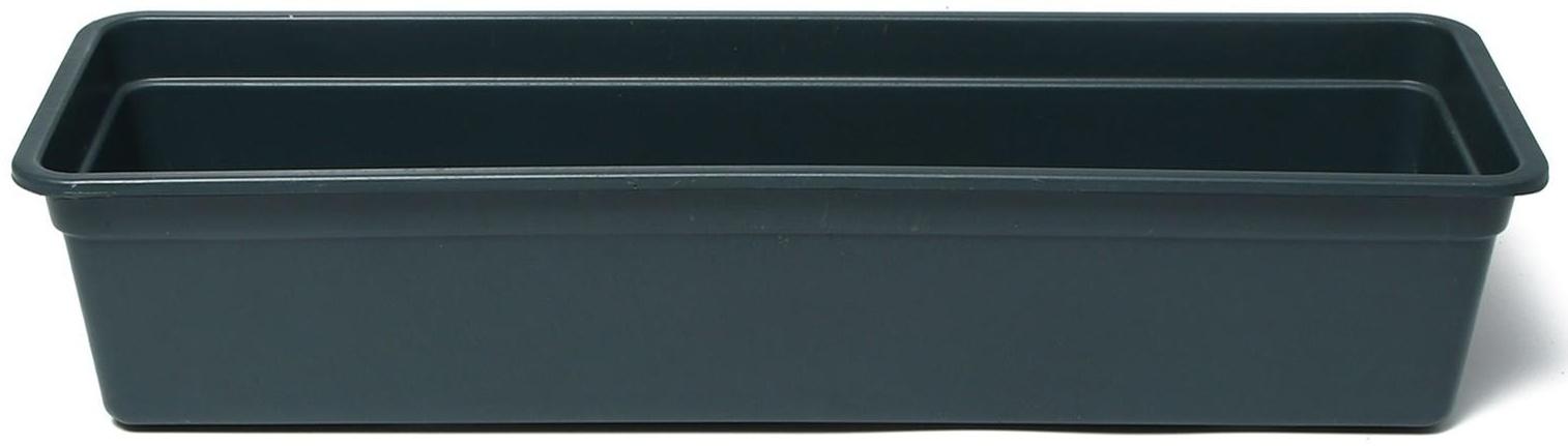 Ящик для рассады, 50 × 15 × 10 см, 5 л, чёрный, «Урожай-5»