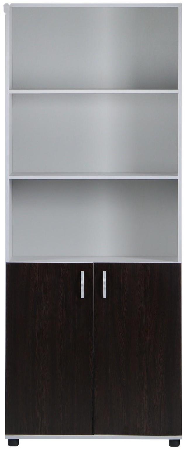 Шкаф-стеллаж 5-ти ярусный, 802х410х1994, Венге/Серый
