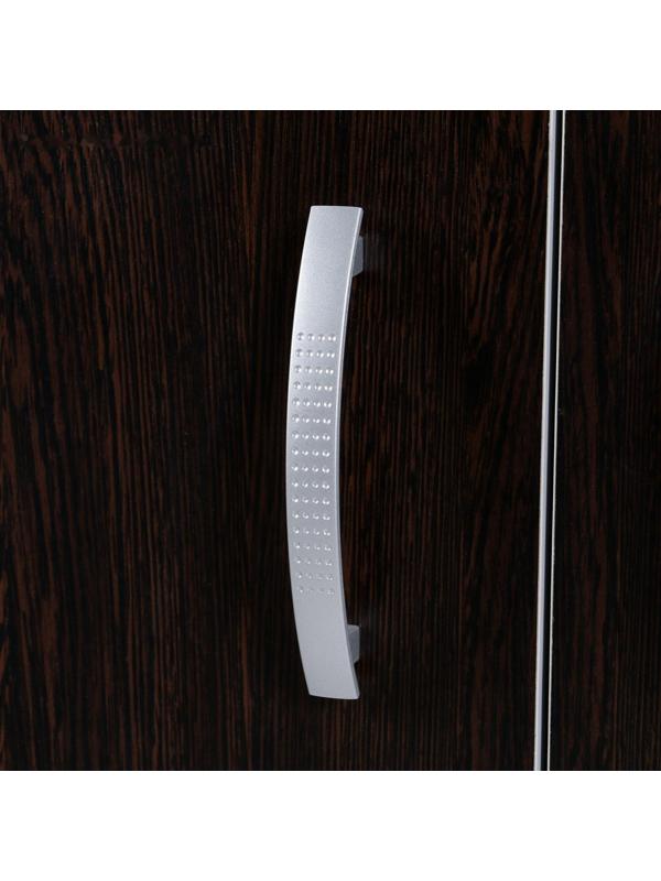 Шкаф-стеллаж 5-ти ярусный, 802х410х1994, Венге/Серый