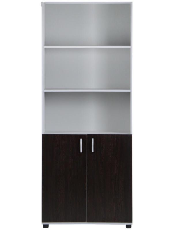Шкаф-стеллаж 5-ти ярусный, 802х410х1994, Венге/Серый