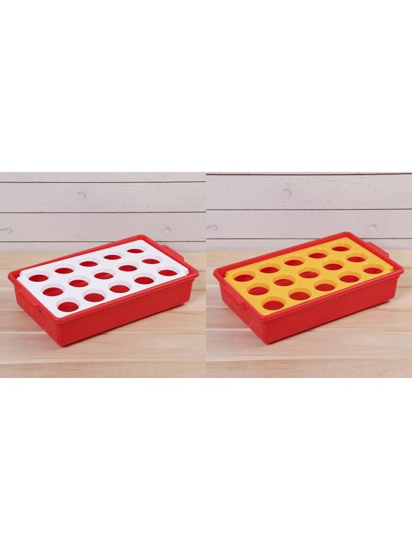 Ящик для рассады, 40 × 23 × 9 см, 15 лунок, МИКС