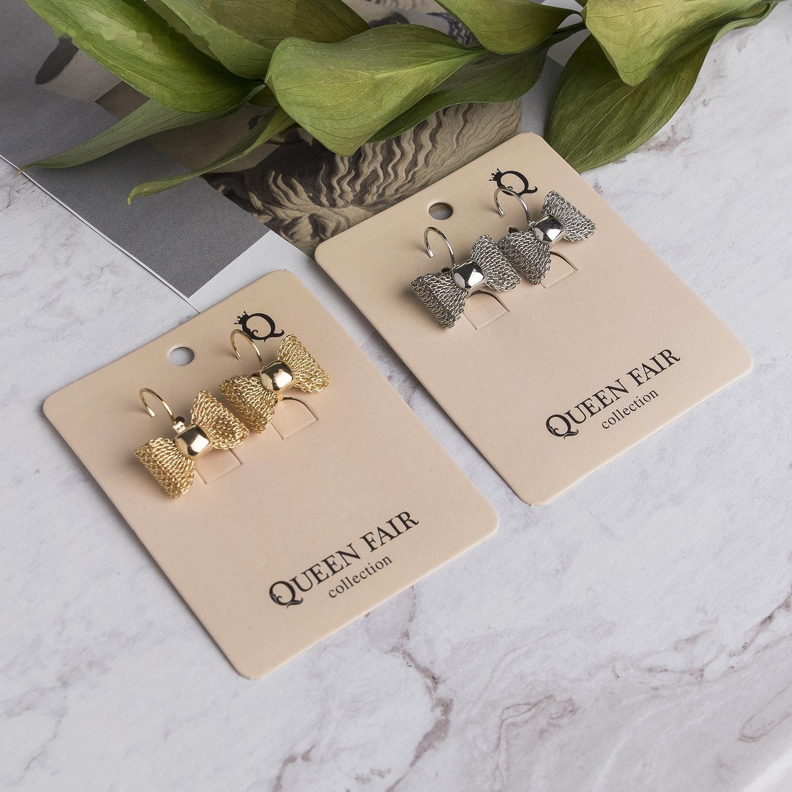 Серьги металл 