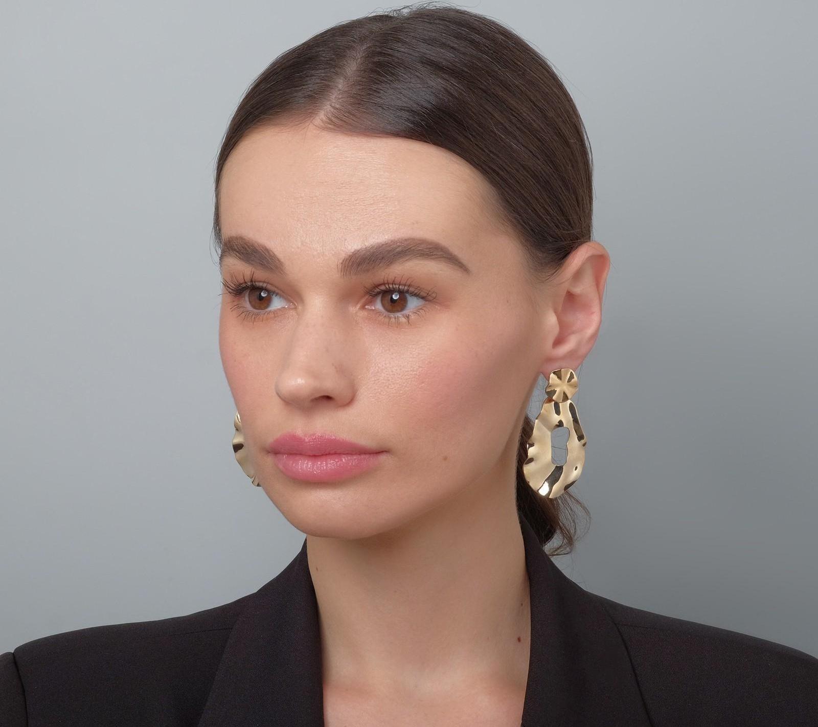 Серьги металл 