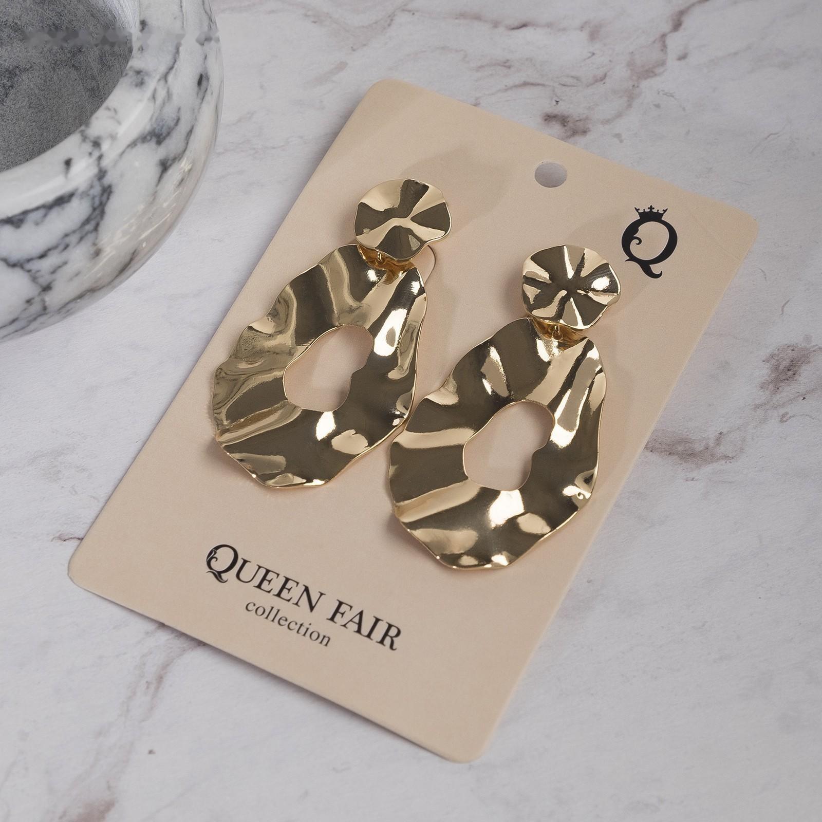 Серьги металл 