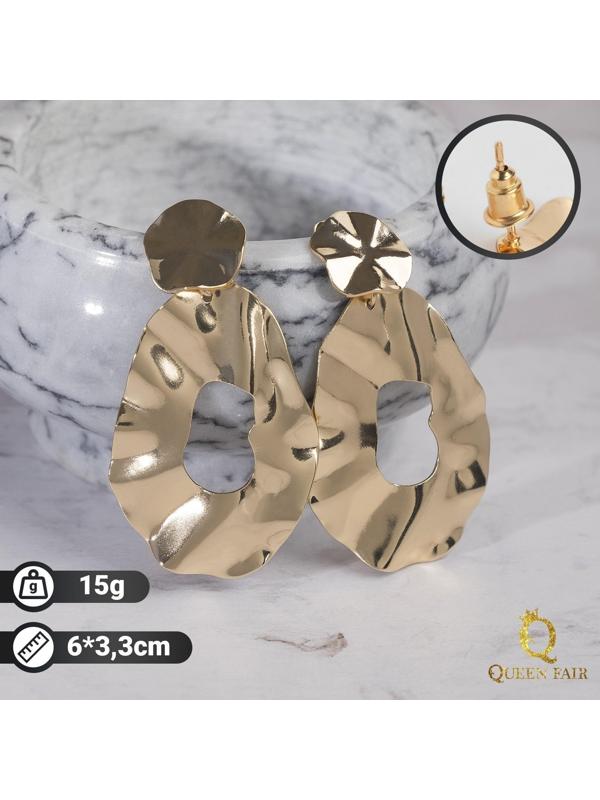 Серьги металл 