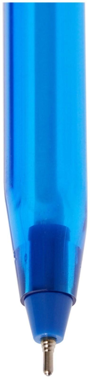 Ручка шариковая Luxor InkGlide 100 Icy синяя, 0,7мм, трехгран 16702/12 Bx