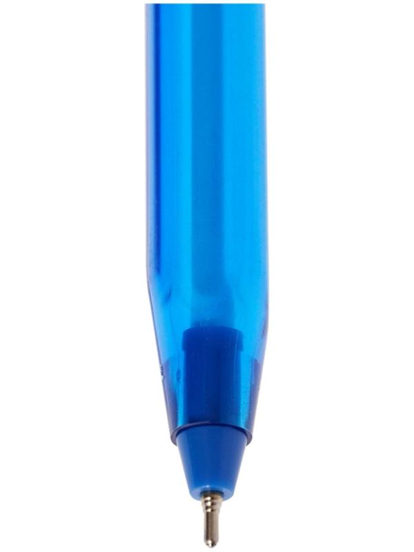 Ручка шариковая Luxor InkGlide 100 Icy синяя, 0,7мм, трехгран 16702/12 Bx