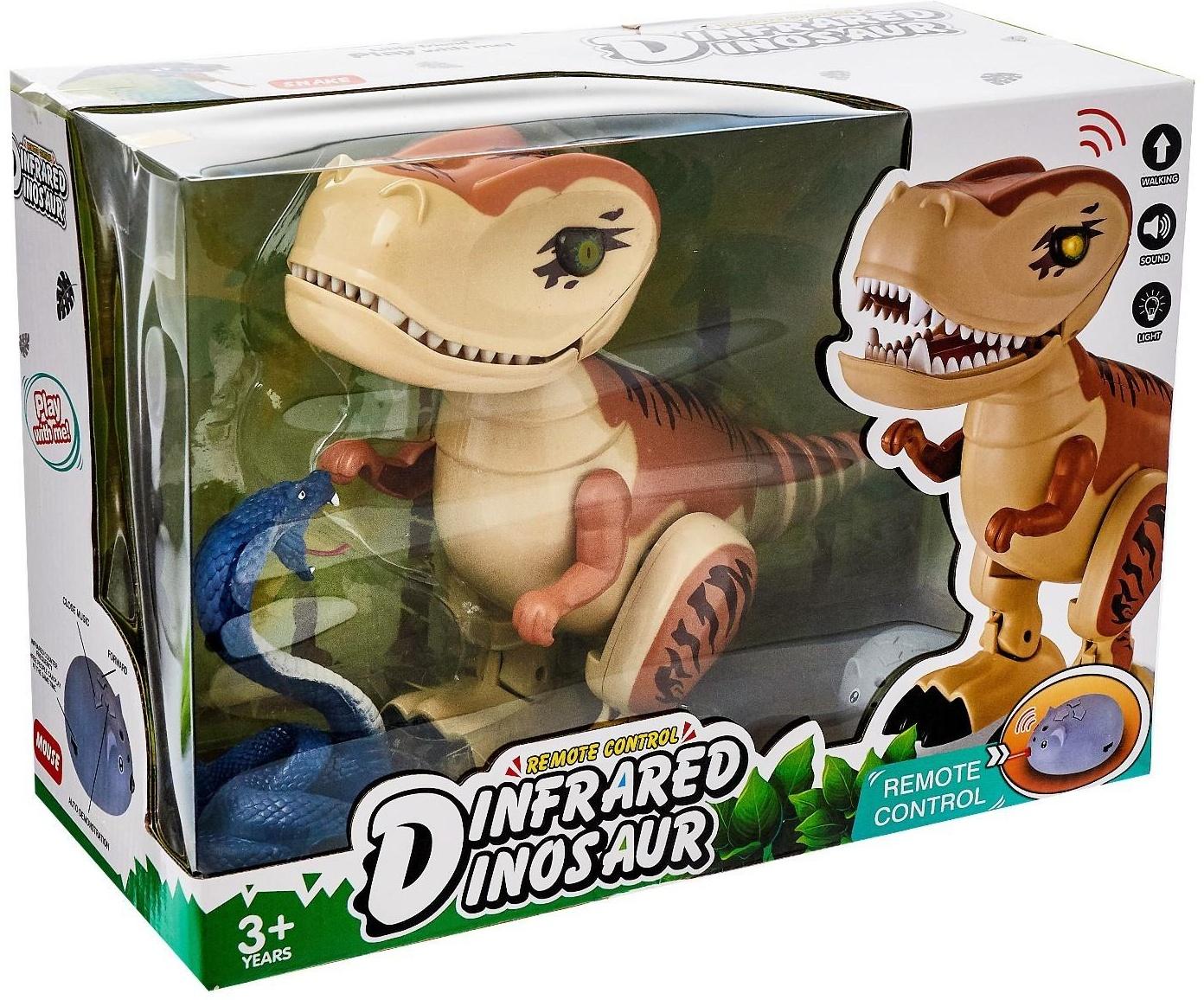 Динозавр радиоуправляемый «Робозавр», световые и звуковые эффекты, работает от батареек