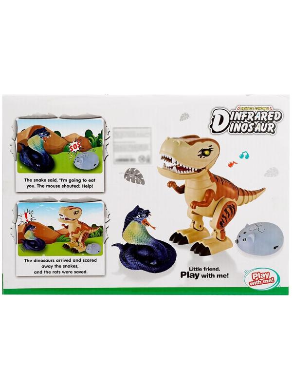 Динозавр радиоуправляемый «Робозавр», световые и звуковые эффекты, работает от батареек