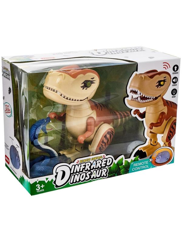 Динозавр радиоуправляемый «Робозавр», световые и звуковые эффекты, работает от батареек
