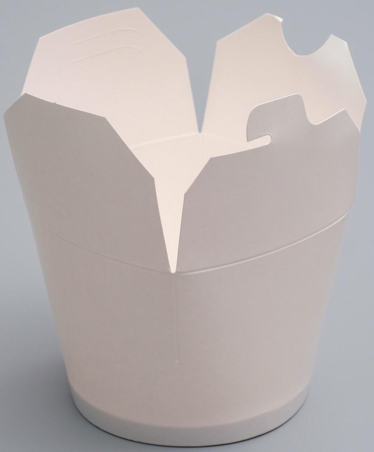 Контейнер для лапши «ВОК», белая, 0,5 л