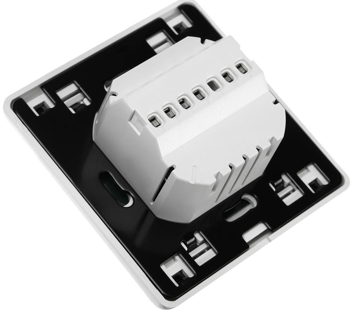 Терморегулятор RTC E 51.716, электронный, 16 А, 3500 Вт, датчик пола и воздуха