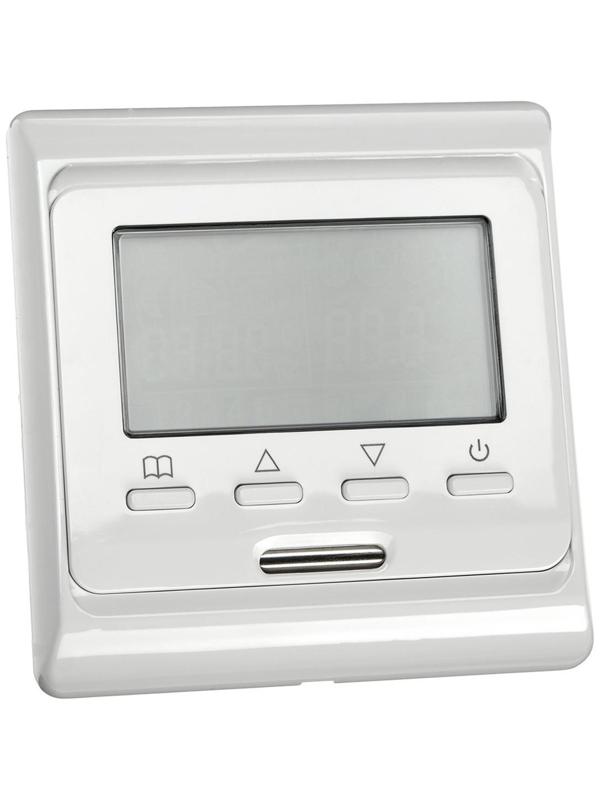 Терморегулятор RTC E 51.716, электронный, 16 А, 3500 Вт, датчик пола и воздуха