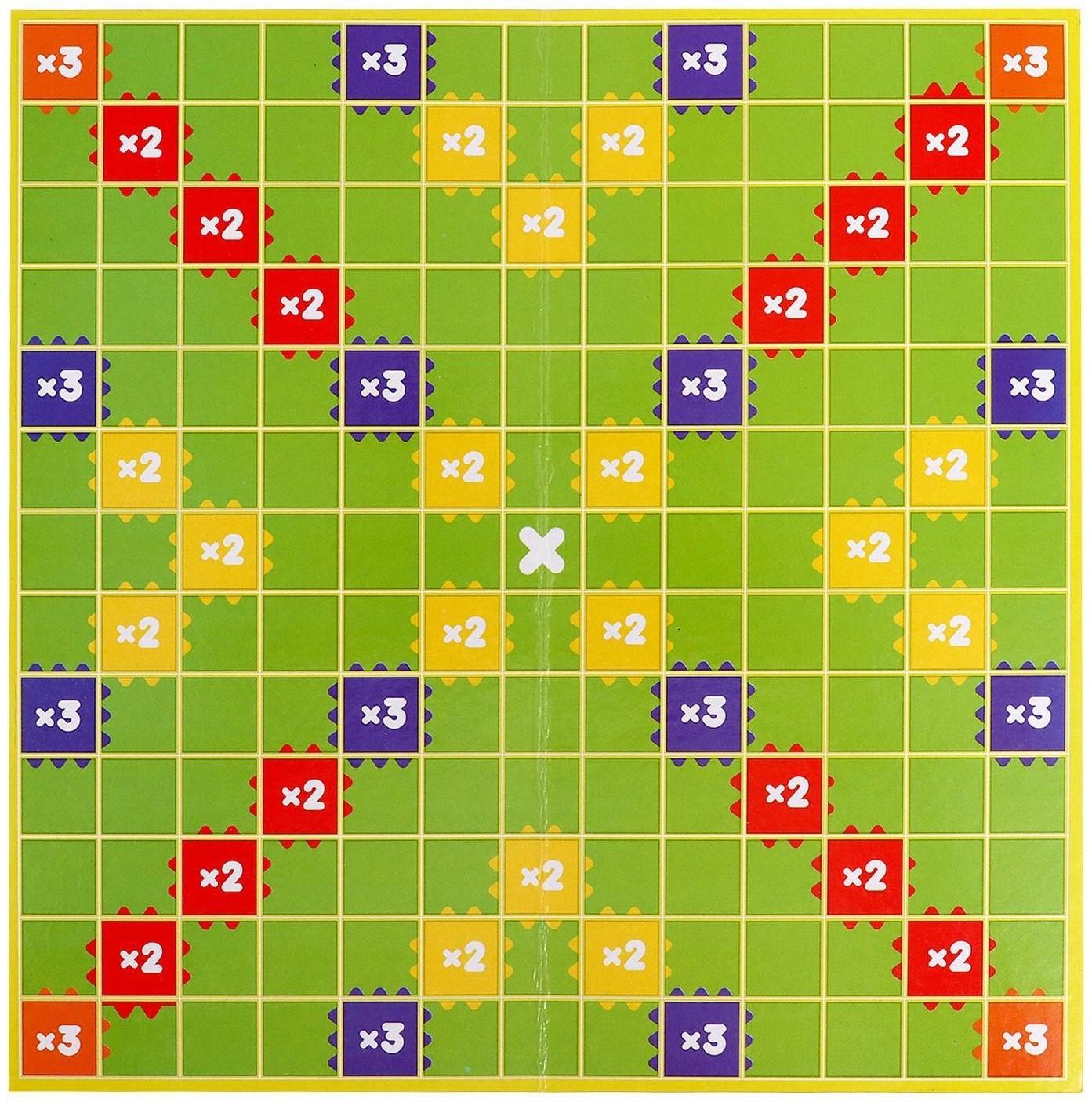 Настольная игра на эрудицию «Игра в слова»: скрабл, поле, подставки, мешок, буквы