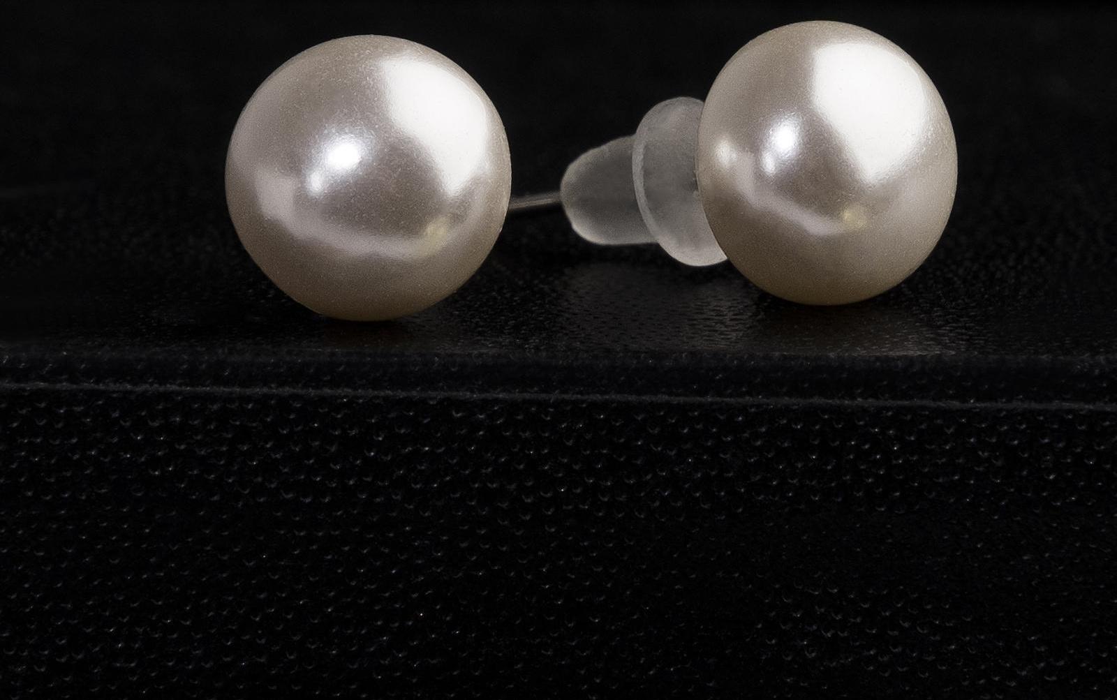 Серьги с жемчугом 