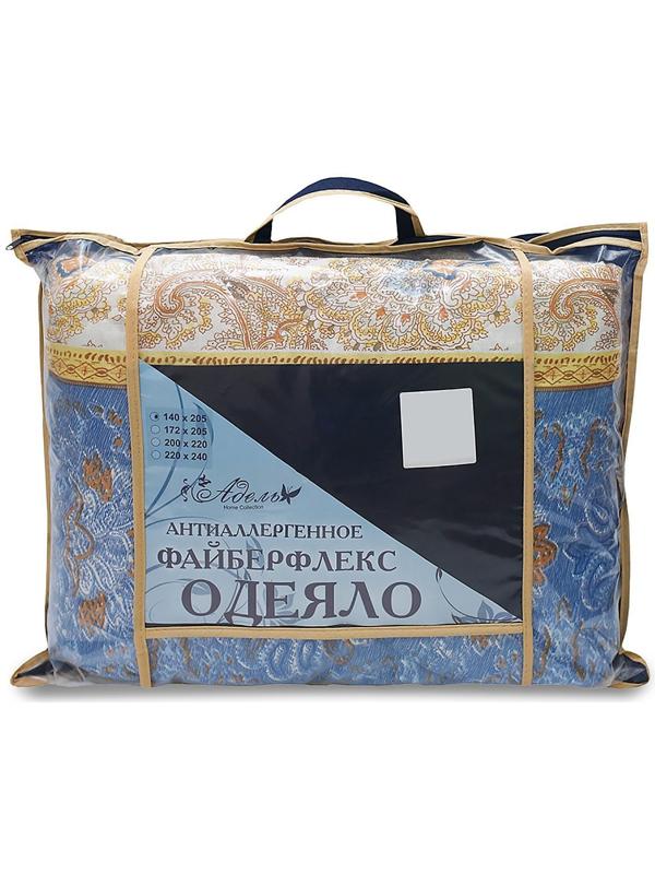 Одеяло стеганое облегченное, размер 140х205 см, цвет МИКС, файбер