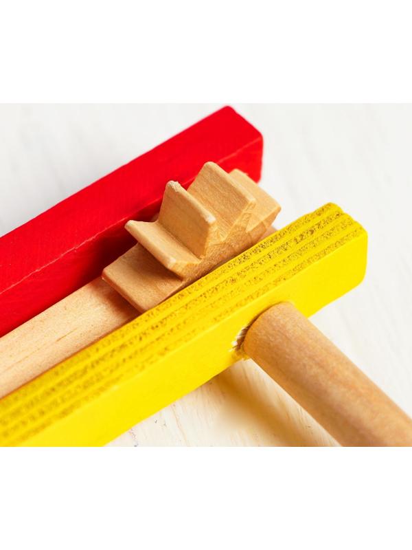 Музыкальная игрушка «Трещотка» 2.5×10.5×11.5 см