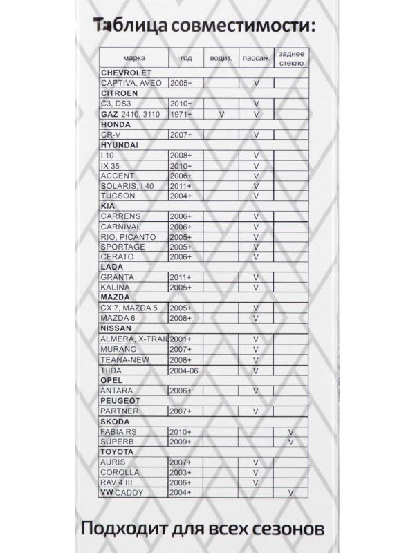Щетка стеклоочистителя Autovirazh 