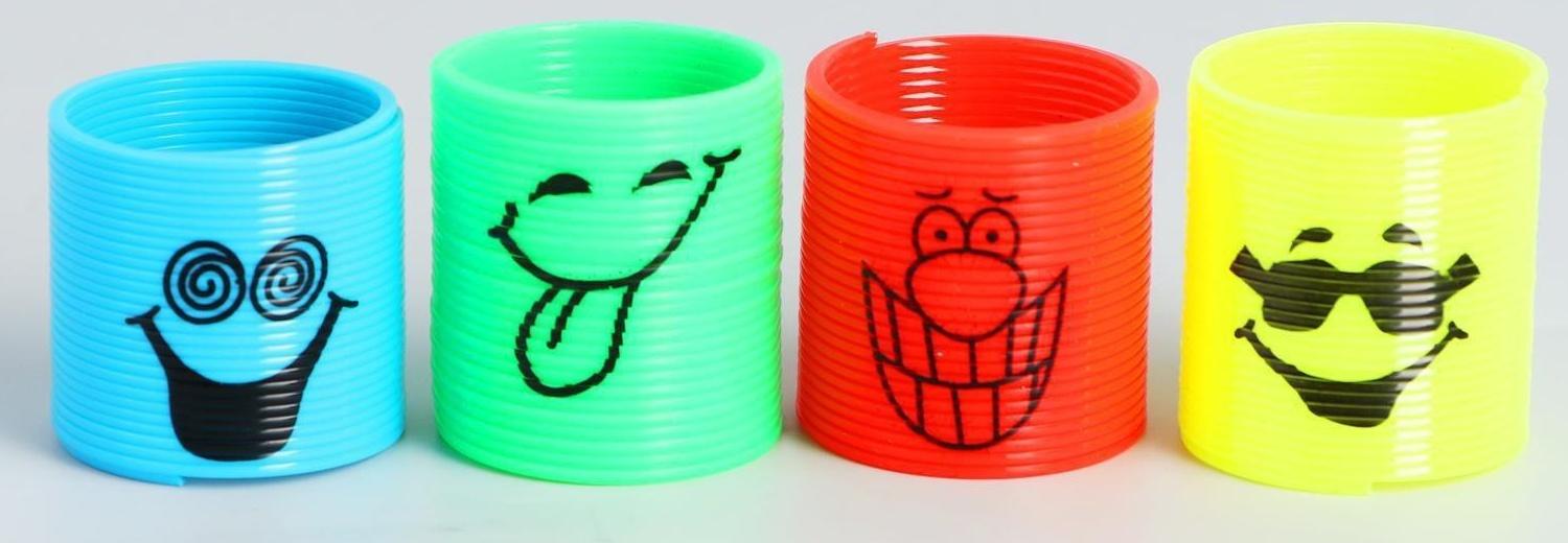 Пружинка-радуга «Мордочка», цвета МИКС