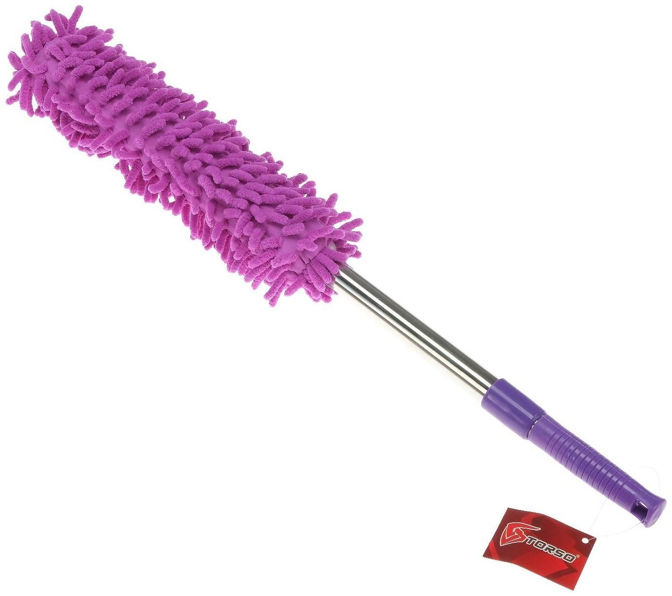 Щетка TORSO для удаления пыли, телескопическая 65-105 см, микс