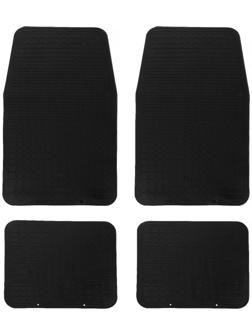 Коврики автомобильные Skyway 009, 4 предмета, резиновый,черный, S01704009