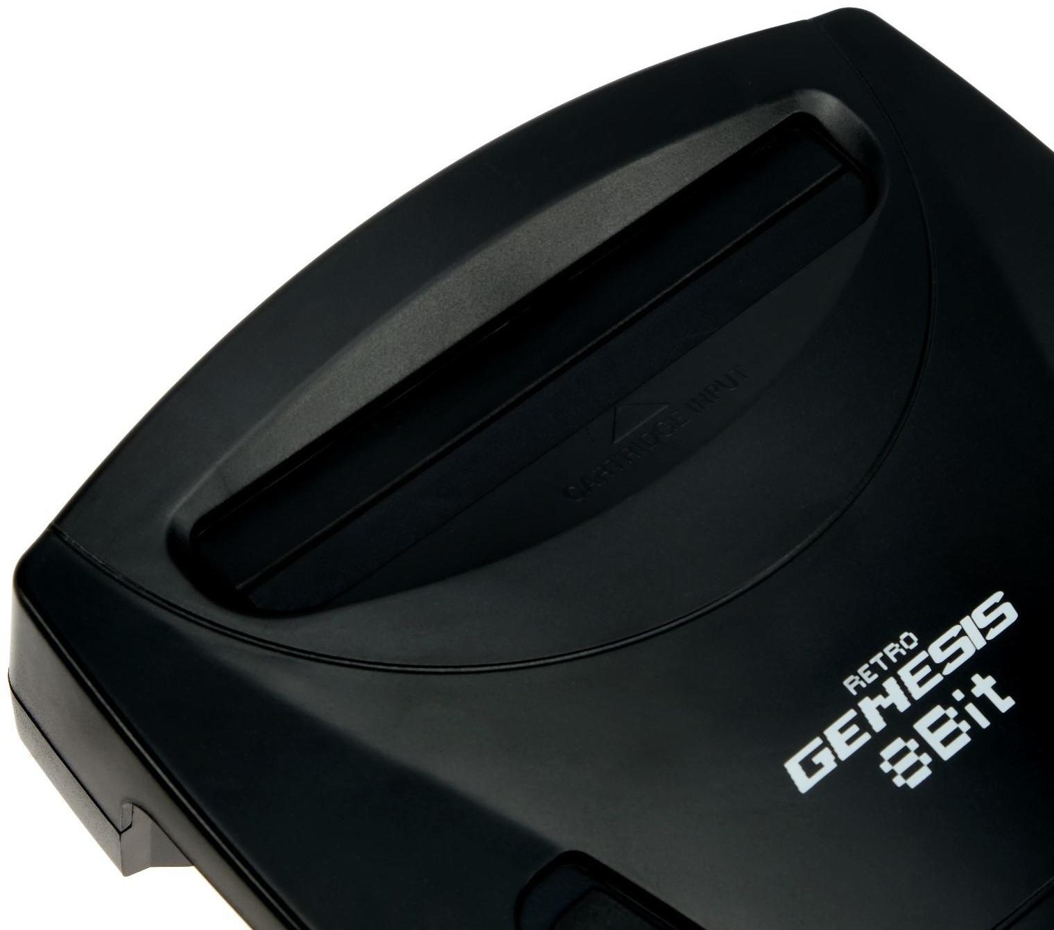Игровая приставка Retro Genesis 8 Bit Wireless, AV кабель, 2 беспр. джойст., 300 игр, черная