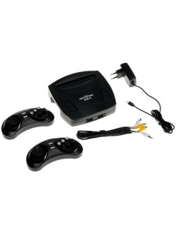 Игровая приставка Retro Genesis 8 Bit Wireless, AV кабель, 2 беспр. джойст., 300 игр, черная