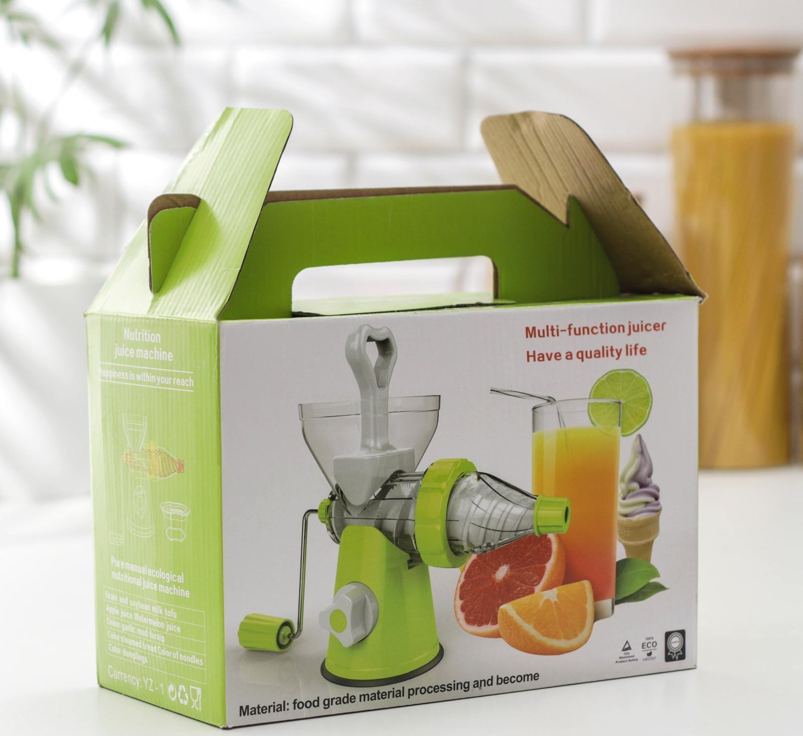 Соковыжималка механическая Fresh, цвет зелёный