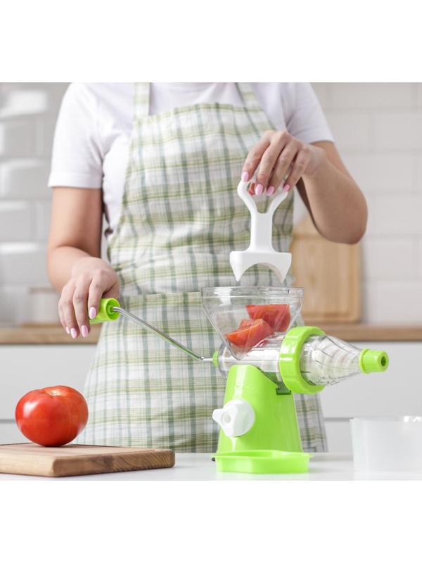 Соковыжималка механическая Fresh, цвет зелёный