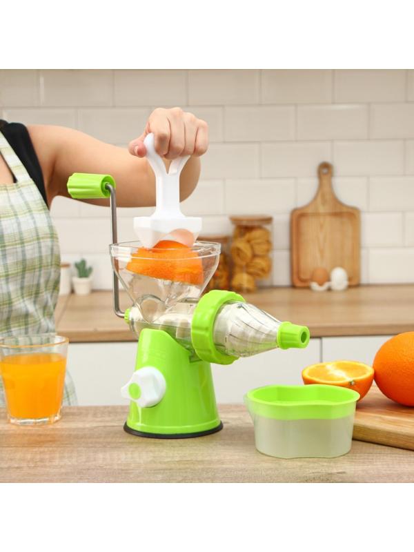 Соковыжималка механическая Fresh, цвет зелёный