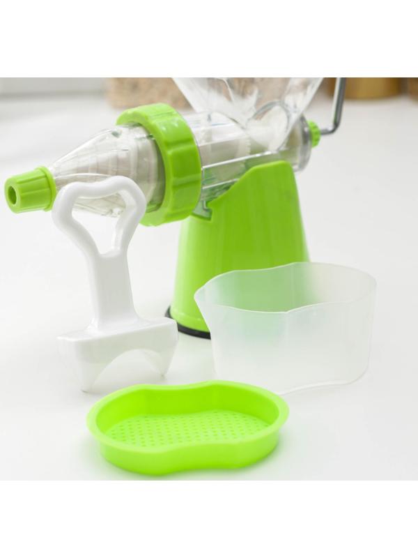 Соковыжималка механическая Fresh, цвет зелёный