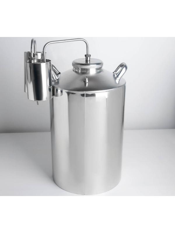 Дистиллятор, 25 л, горло 10 см, термометр, клапан