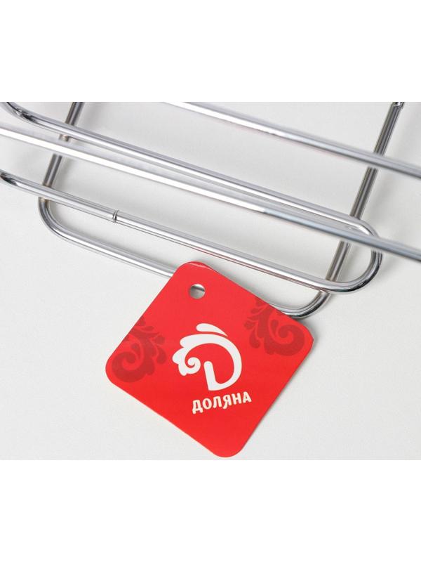 Держатель для туалетной бумаги двойной Доляна, 18×15×20 см