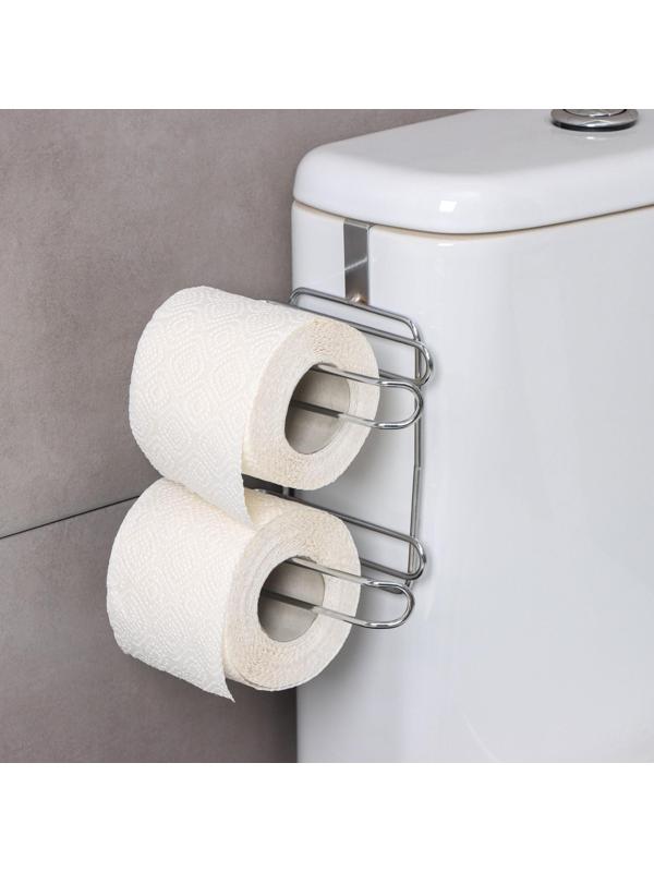 Держатель для туалетной бумаги двойной Доляна, 18×15×20 см