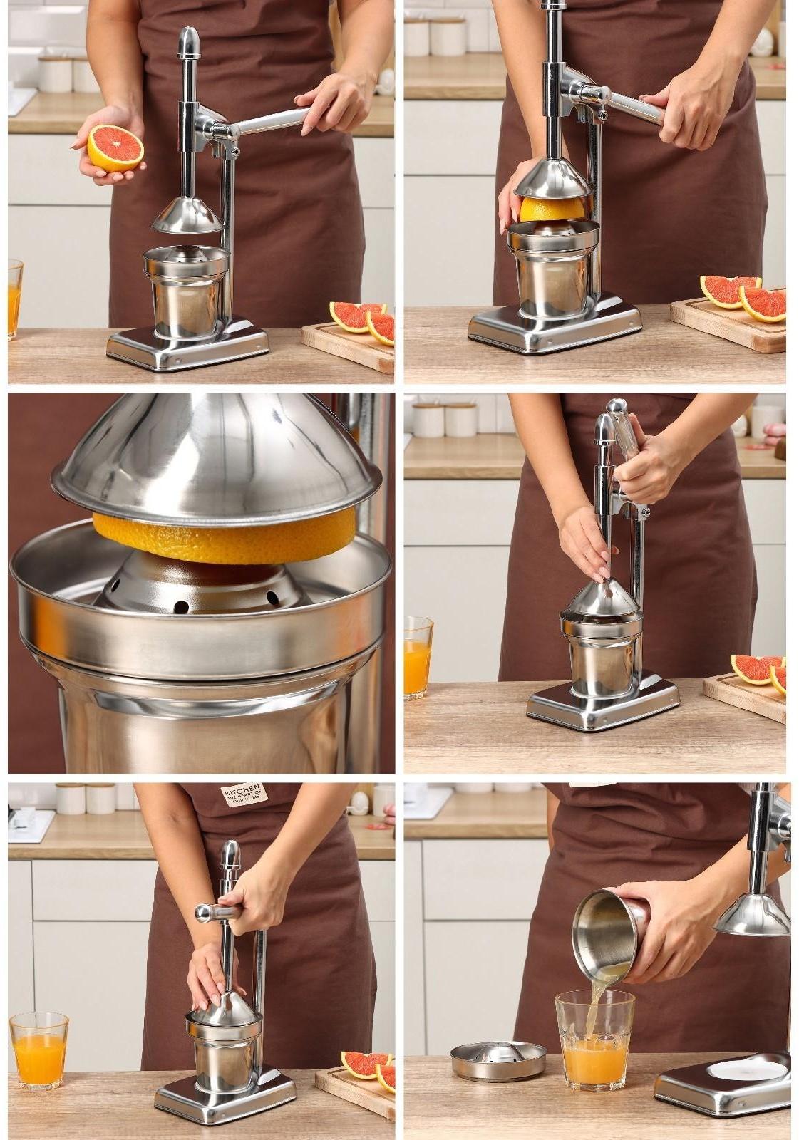 Соковыжималка механическая Доляна Fruits, 20×14,5×37 см