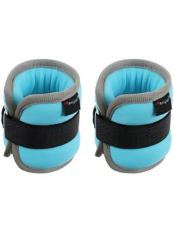 Утяжелитель неопреновый 2 шт. х 0,25 кг, цвет голубой