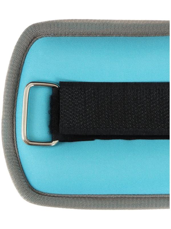 Утяжелитель неопреновый 2 шт. х 0,25 кг, цвет голубой