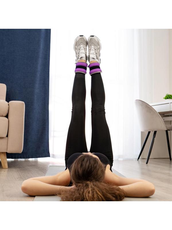 Утяжелитель неопреновый 2 шт. х 0,25 кг, цвет фиолетовый