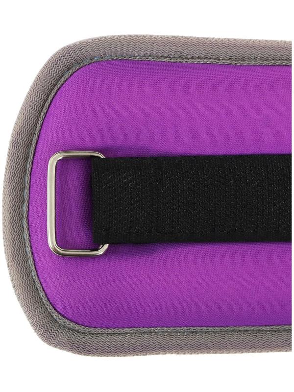 Утяжелитель неопреновый 2 шт. х 0,25 кг, цвет фиолетовый