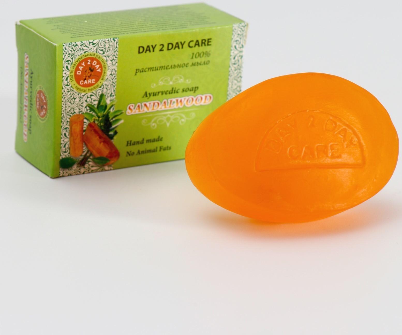 Мыло аюрведическое натуральное Дэй Ту Дэй Кэр Сандаловое, 100 г