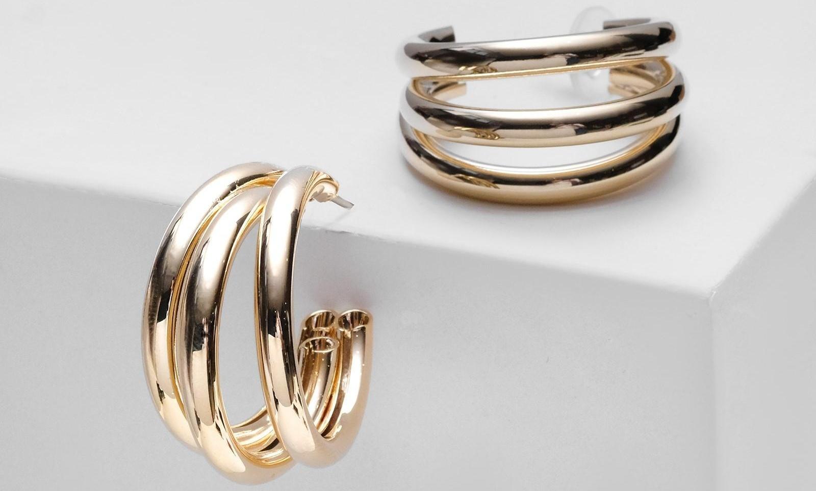 Серьги-кольца 