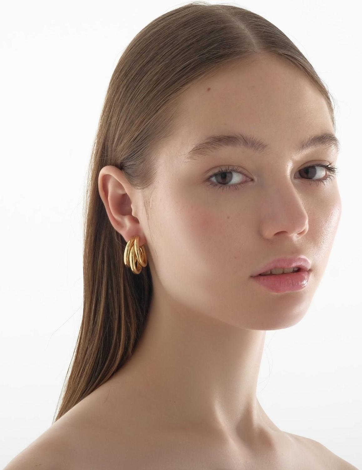 Серьги-кольца 