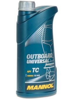 Масло моторное MANNOL 2T мин. Outboard Universal, 1 л