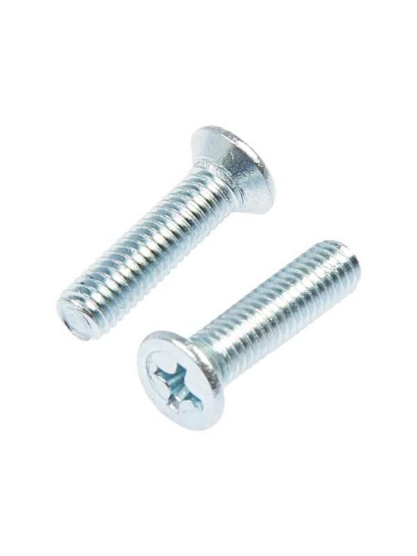 Винт DIN 965, M5 x 20 мм, оцинкованный с потайной головкой, 12 шт.