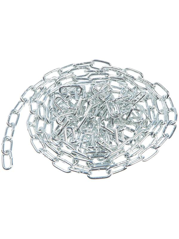 Цепь оцинк. DIN 766,кор.звено  3мм , 3м