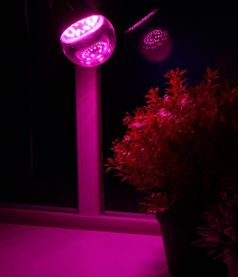 Фитолампа светодиодная Uniel, А60, Е27, 8 Вт, 250 В, 220°, мультиспектральная