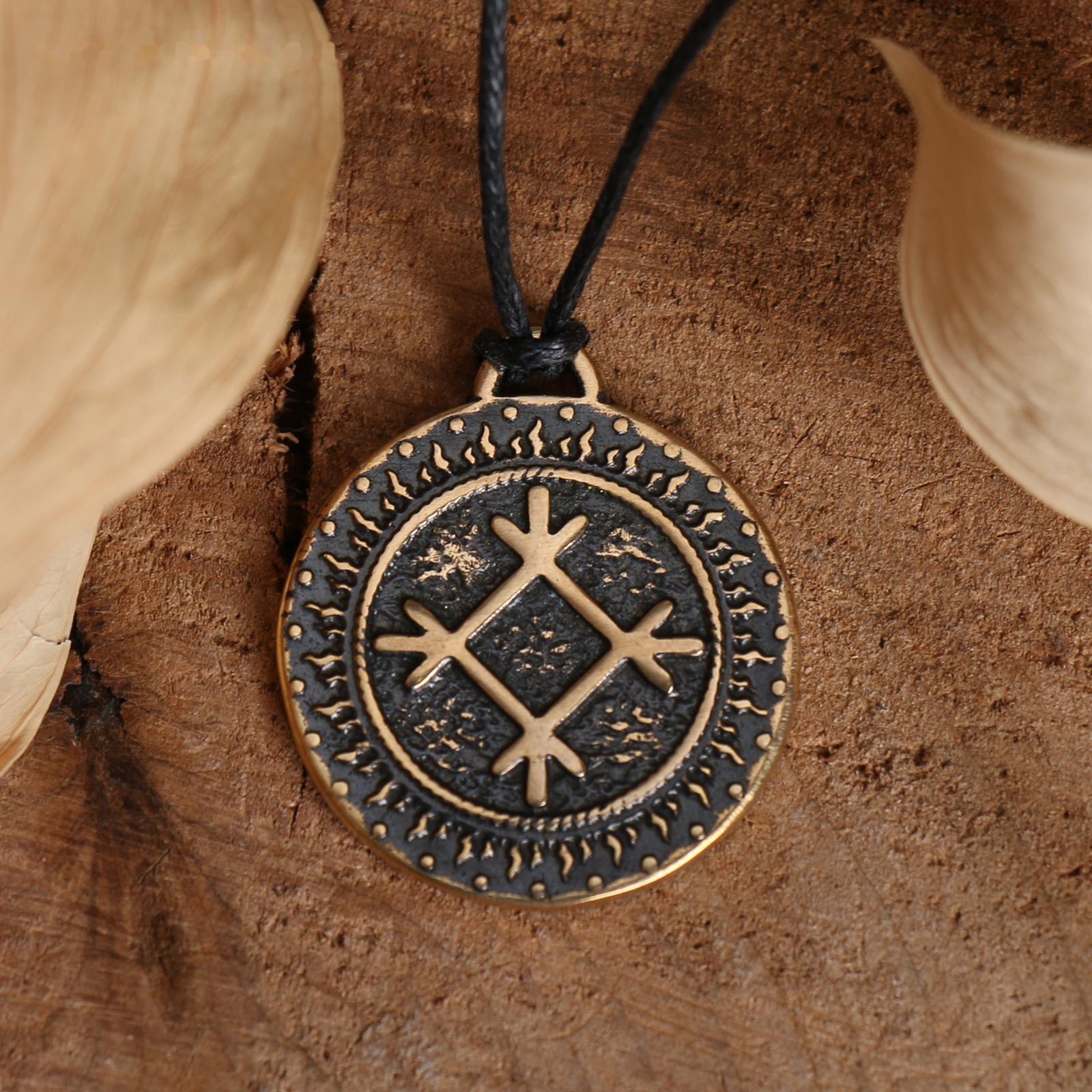 Славянский оберег из ювелирной бронзы 