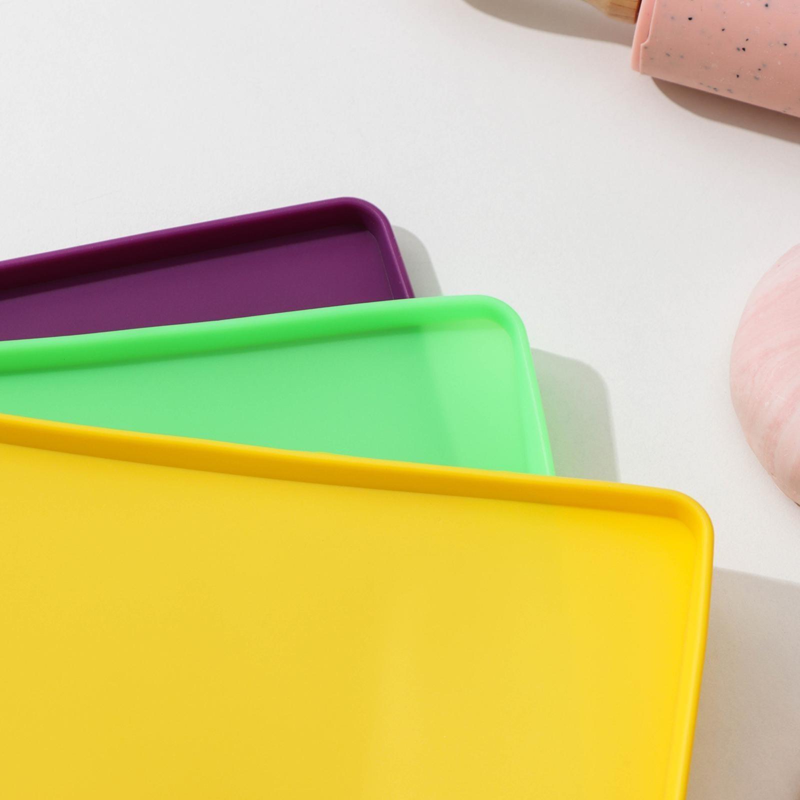 Противень силиконовый «Криспи», 40×30 см, цвет МИКС